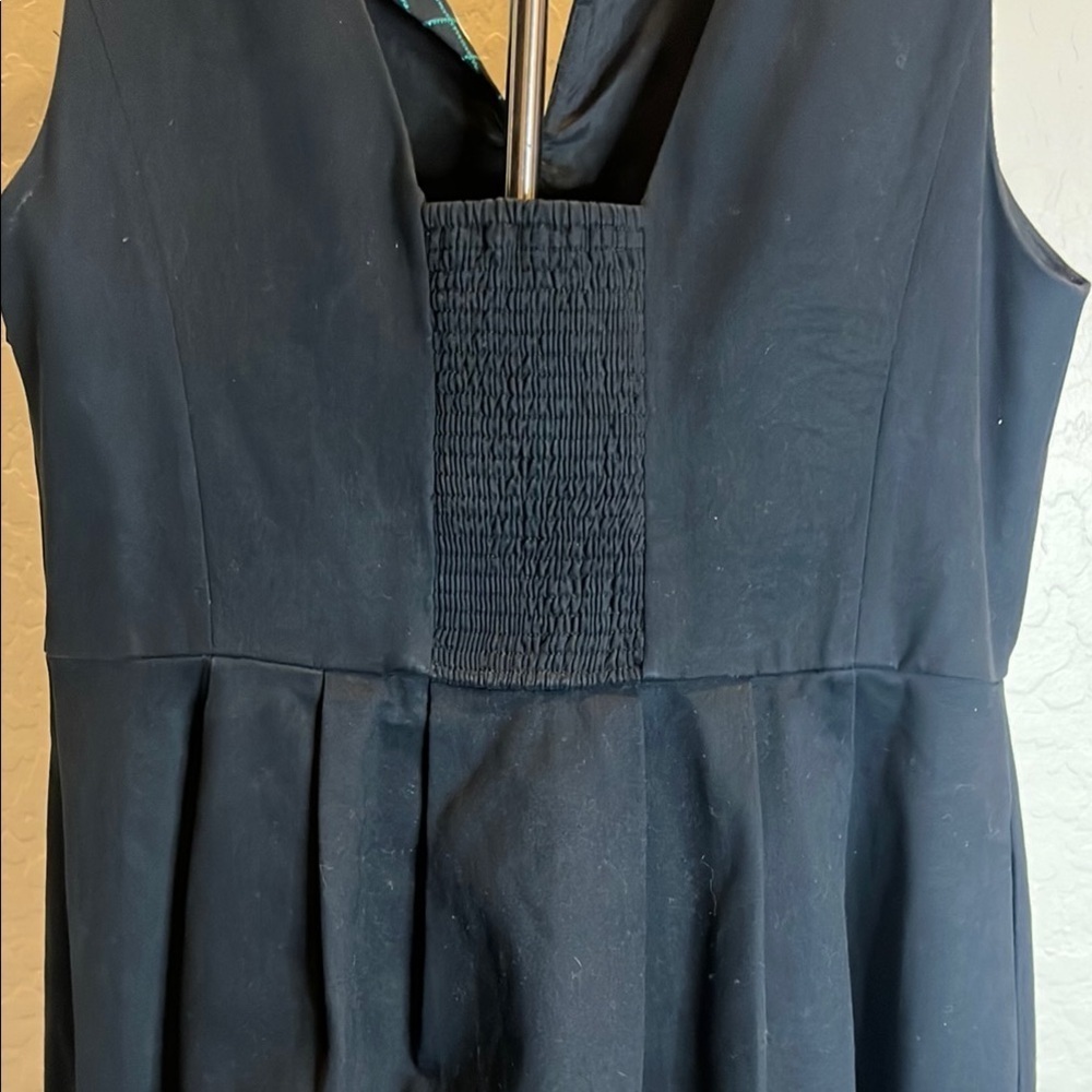 Anthropologie Moulinette Souers Black Floral Embroidered Dress size 4 - Picture 8 of 11
